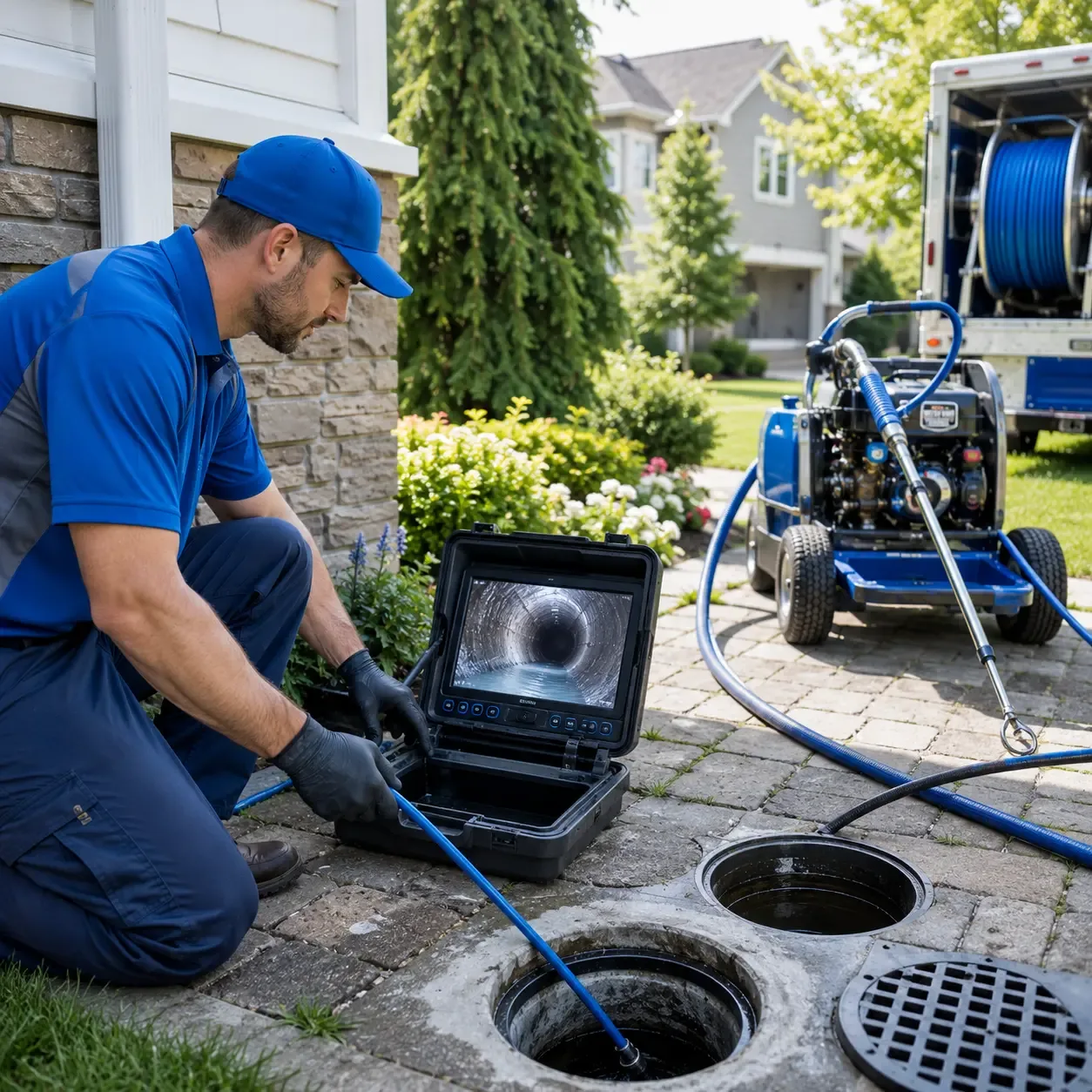 Outdoor drain cleaning professionals serving Nellis, WV